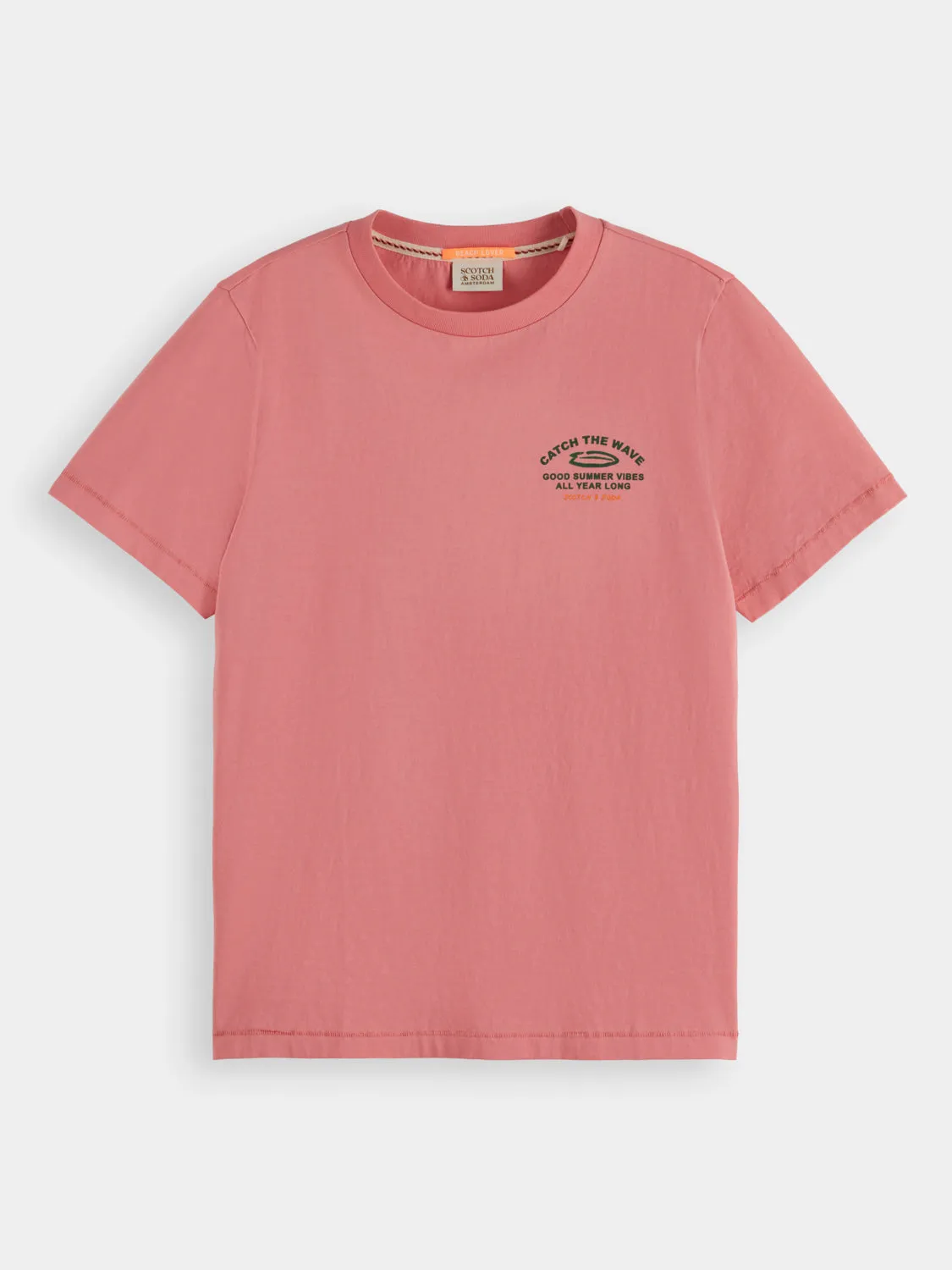 Regular-fit chest artwork t-shirt sold by Scotch & Soda product image thumbnail 2