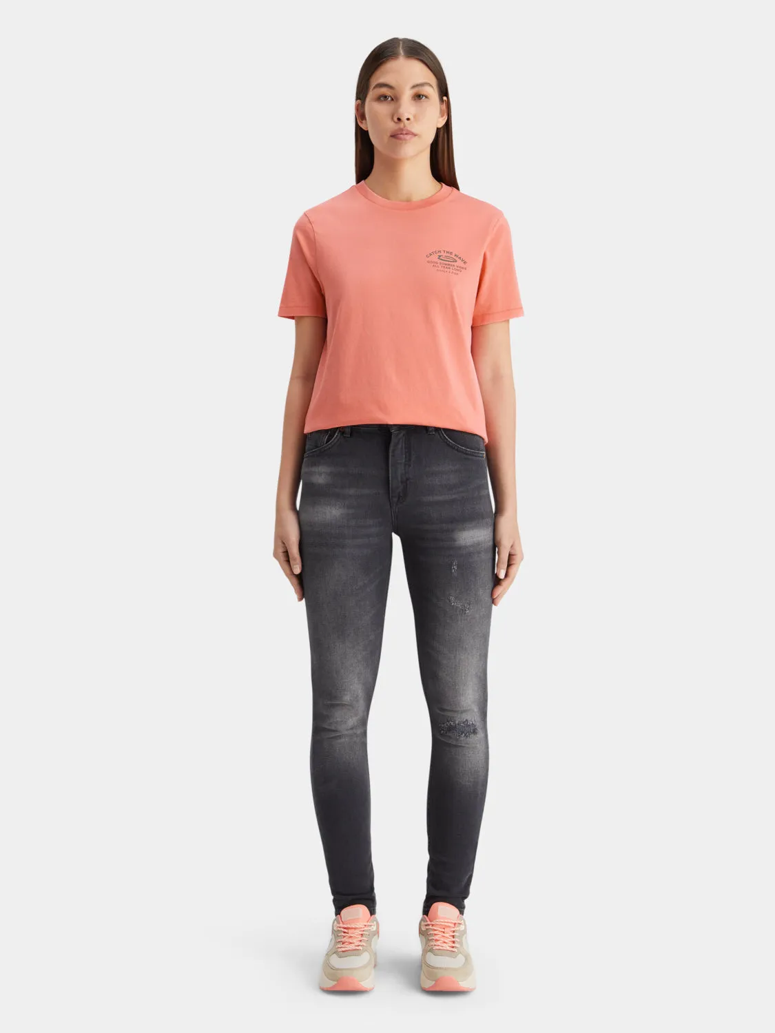 Regular-fit chest artwork t-shirt sold by Scotch & Soda product image thumbnail 4