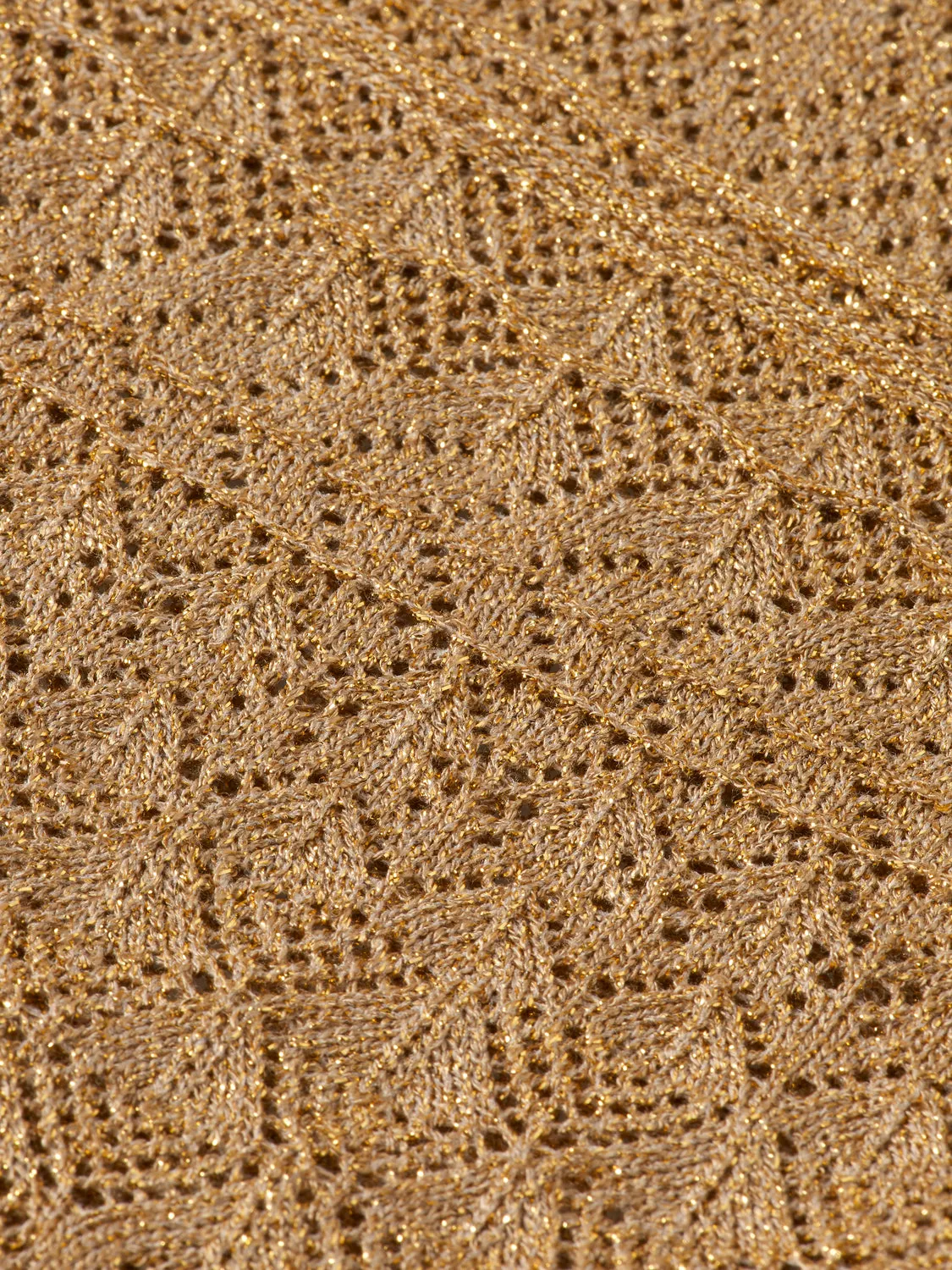 Metallic pointelle v-neck top sold by Scotch & Soda product image thumbnail 3