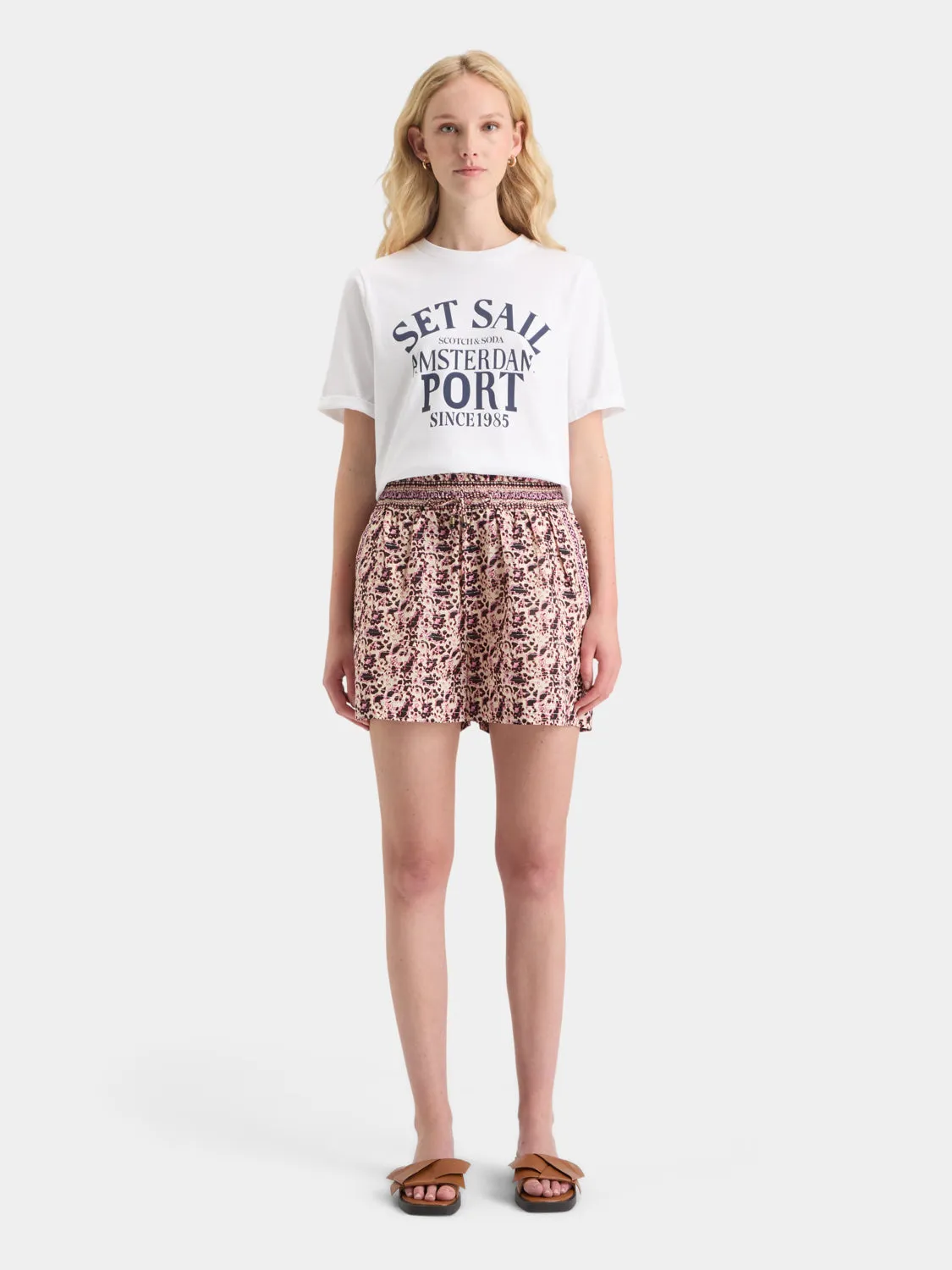 Floral printed shorts sold by Scotch & Soda product image thumbnail 5