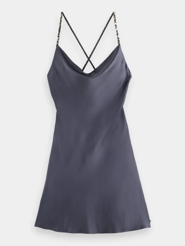 Cowl neck mini dress sold by Scotch and Soda