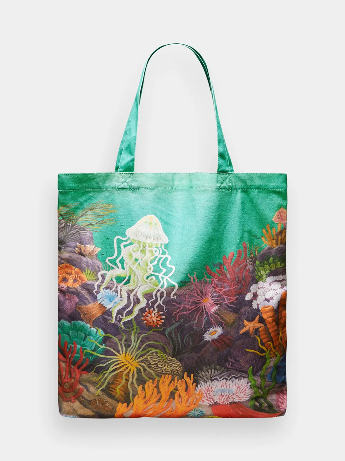 Printed canvas tote bag sold by Scotch and Soda