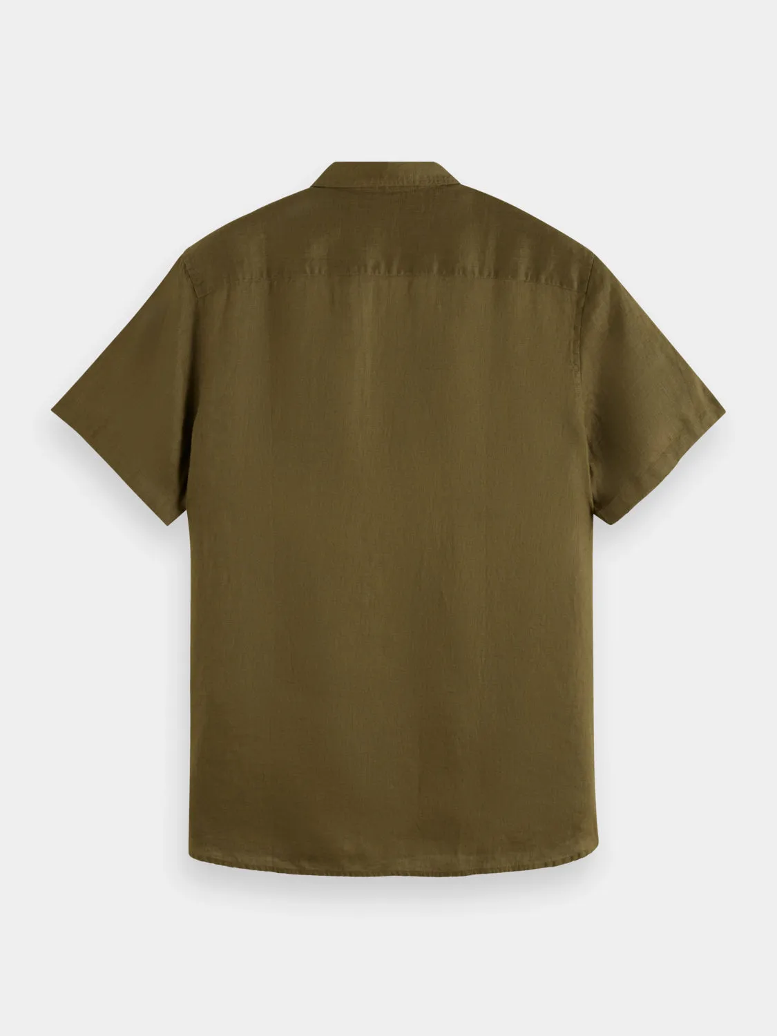 Short sleeved linen shirt sold by Scotch and Soda product image thumbnail 4