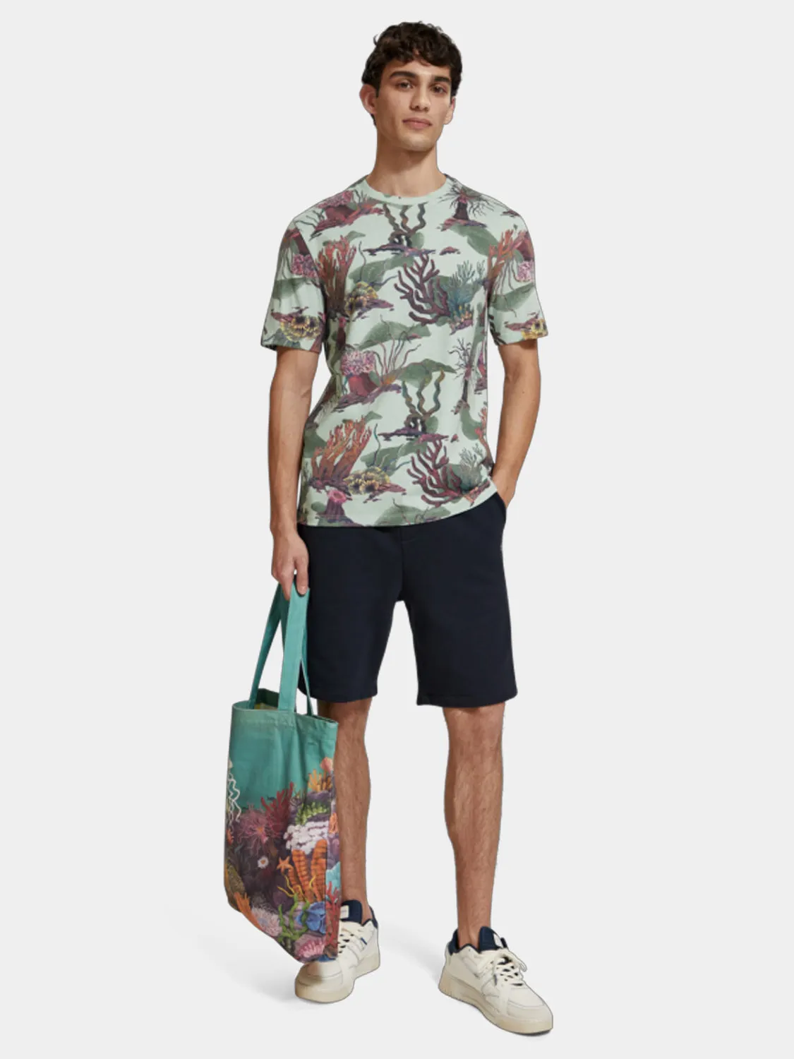 Seashell printed t-shirt sold by Scotch & Soda product image thumbnail 4