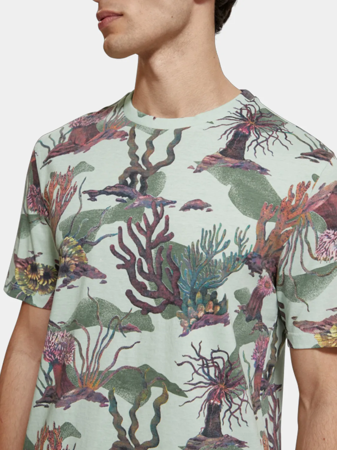 Seashell printed t-shirt sold by Scotch & Soda product image thumbnail 5
