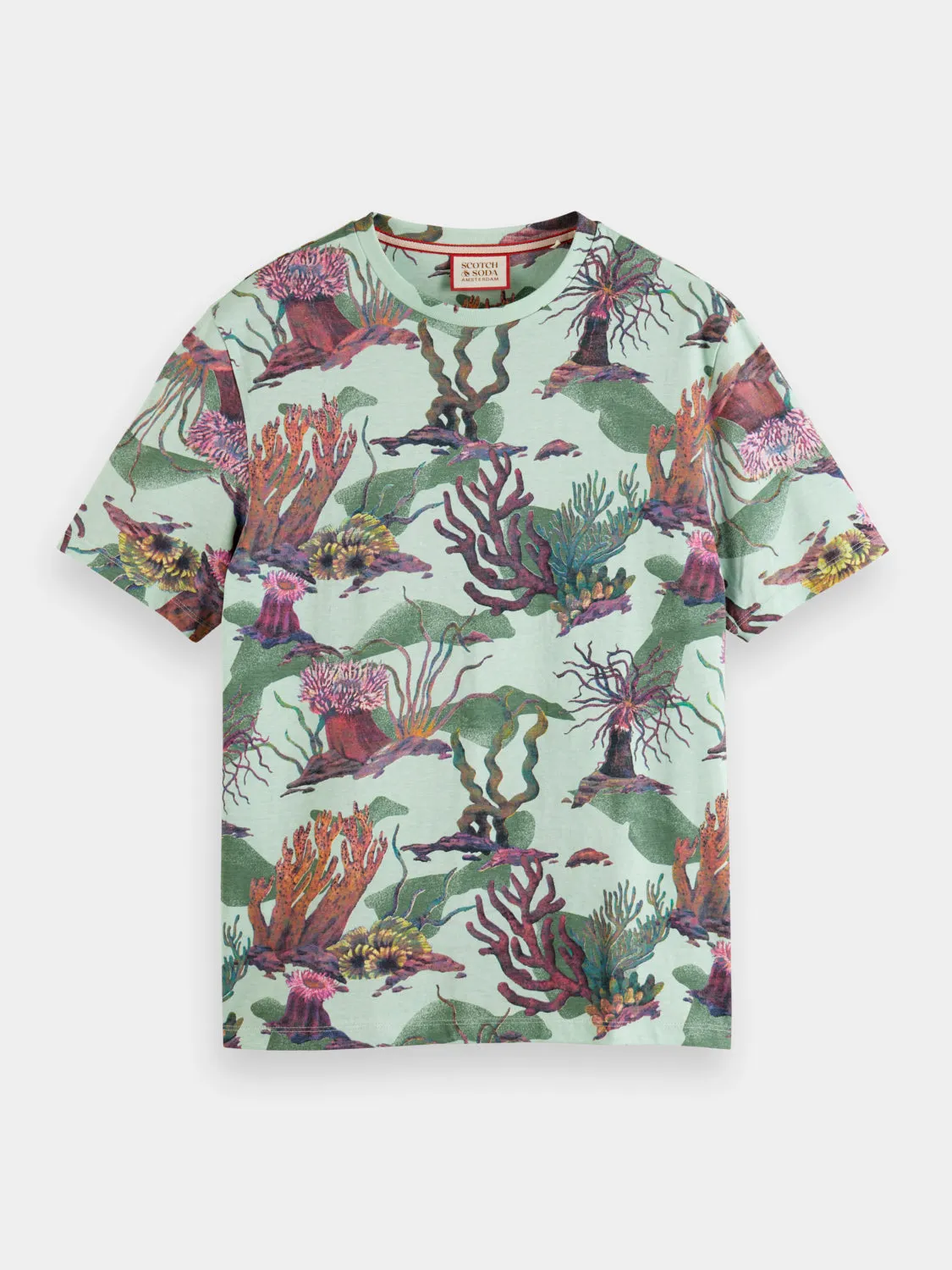 Seashell printed t-shirt sold by Scotch & Soda product image thumbnail 2