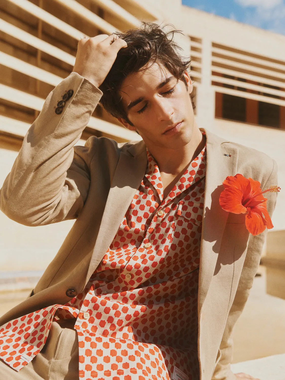 Printed short sleeved shirt sold by Scotch and Soda