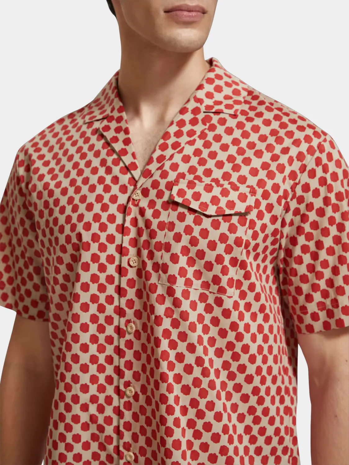 Printed short sleeved shirt sold by Scotch and Soda product image thumbnail 5