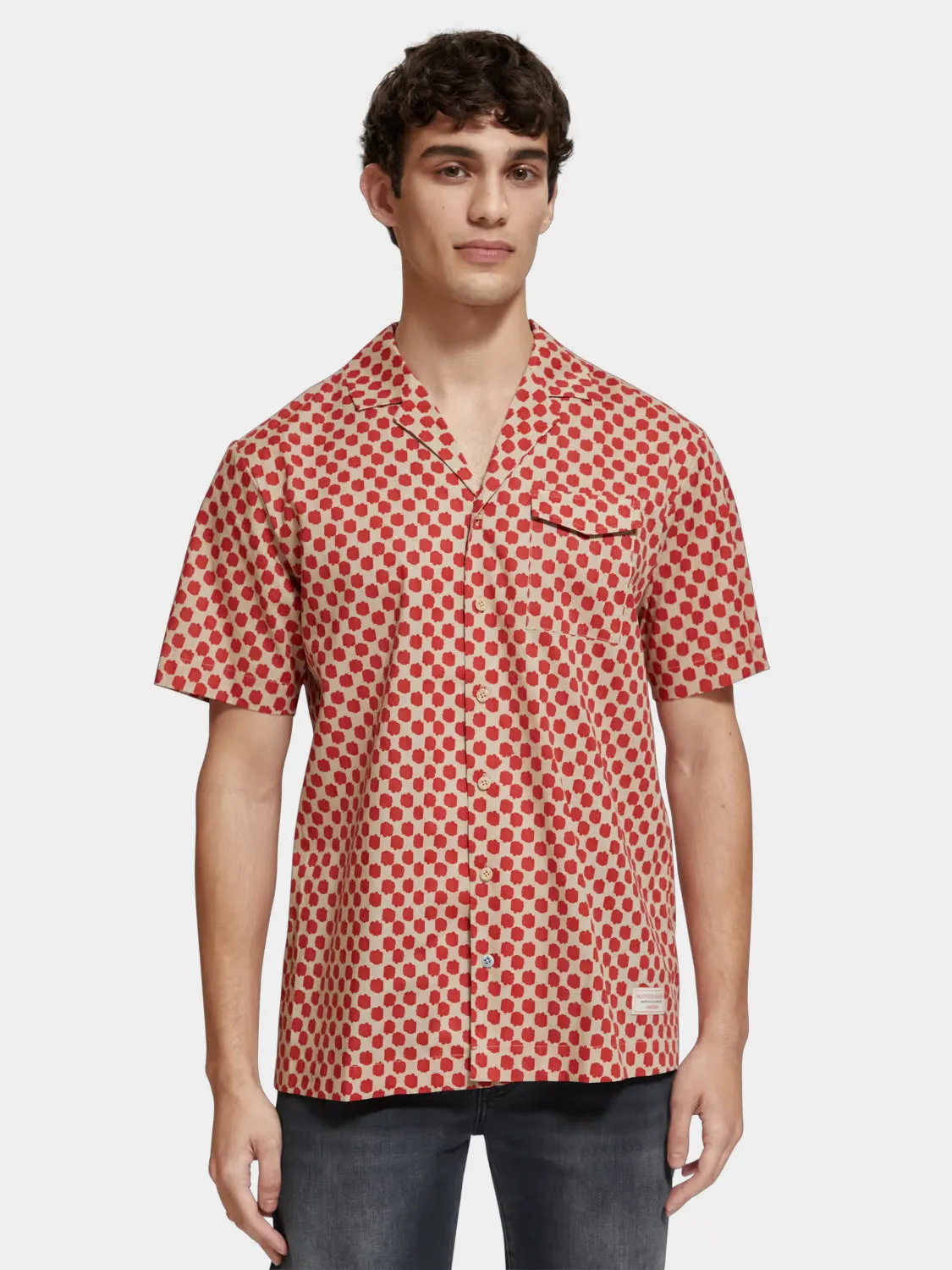 Printed short sleeved shirt sold by Scotch and Soda product image thumbnail 2