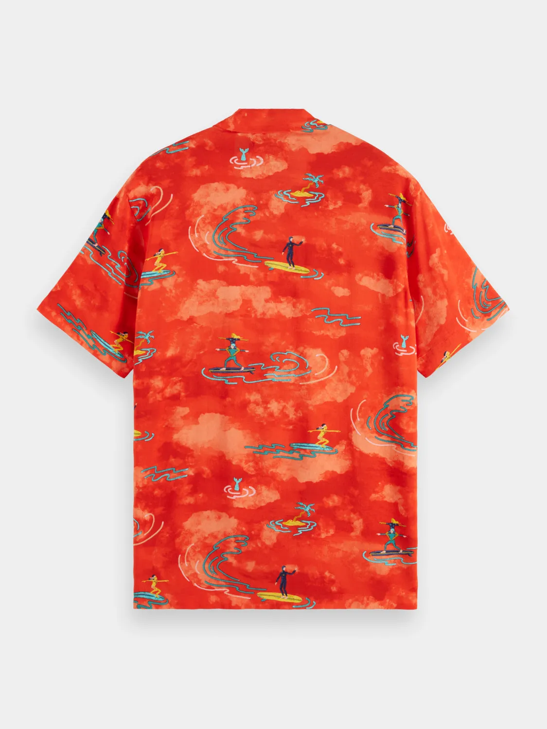 Printed viscose shirt sold by Scotch & Soda product image thumbnail 5