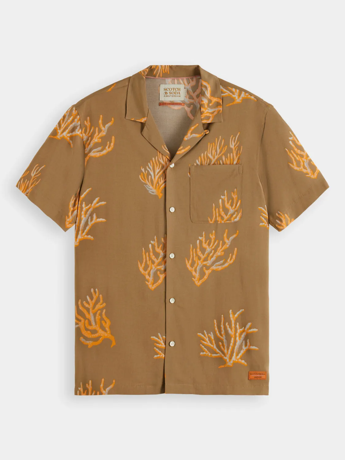 Printed viscose shirt sold by Scotch & Soda