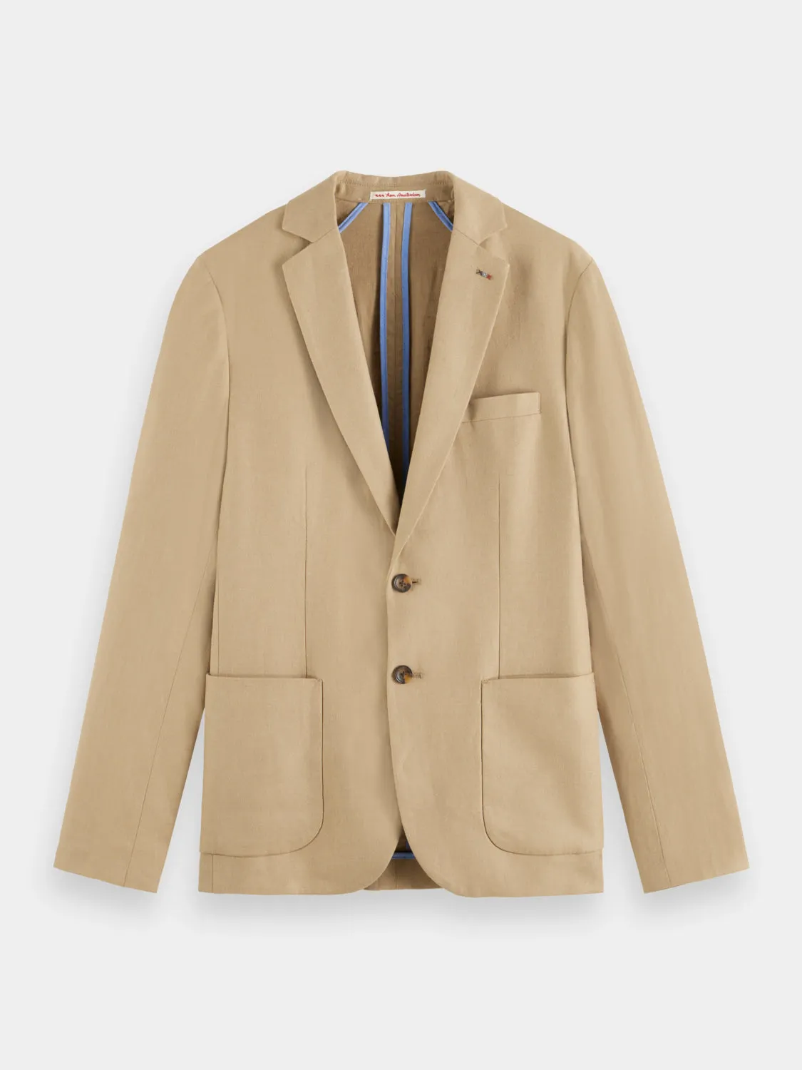Single-breasted twill blazer sold by Scotch & Soda product image thumbnail 2