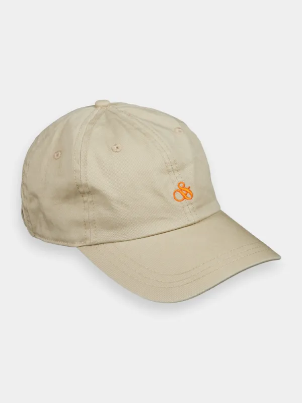 Twill embroidered logo cap sold by Scotch and Soda