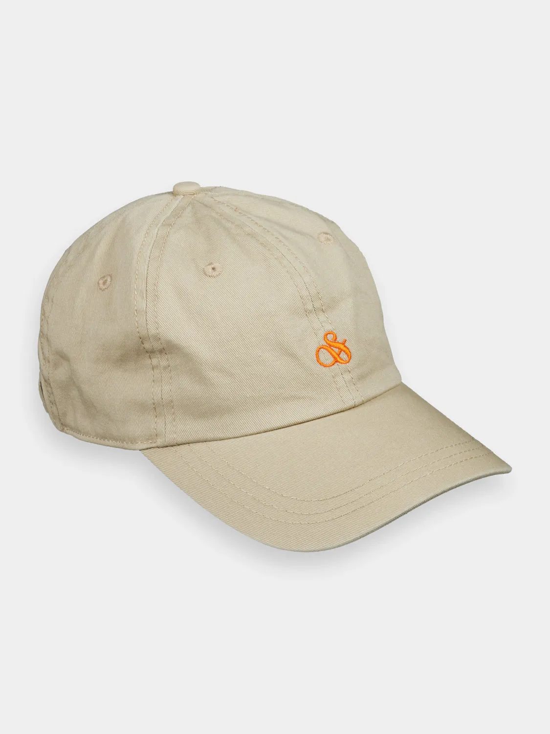 Twill embroidered logo cap sold by Scotch and Soda
