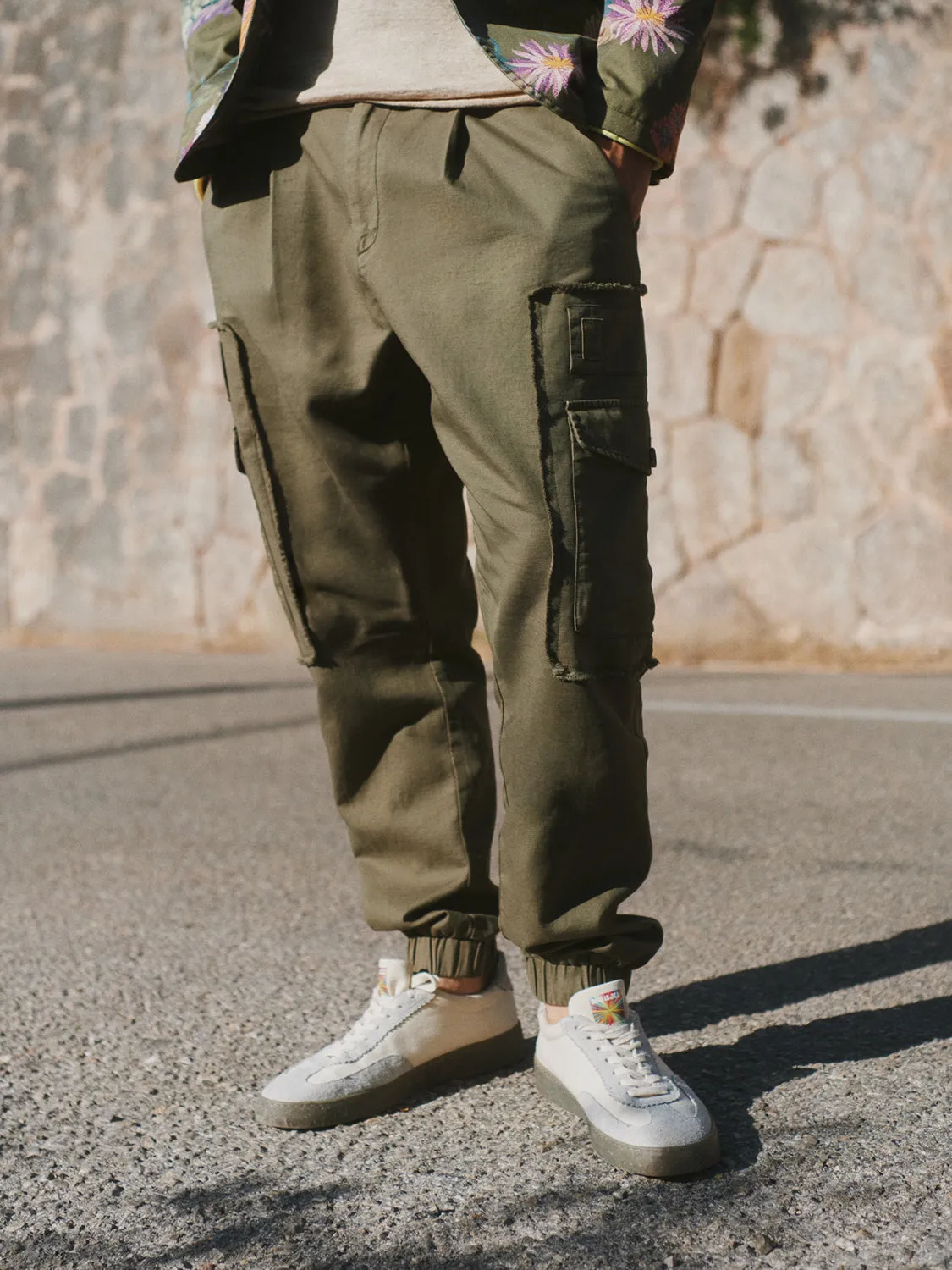 Garment-dyed cargo joggers sold by Scotch and Soda product image thumbnail 3