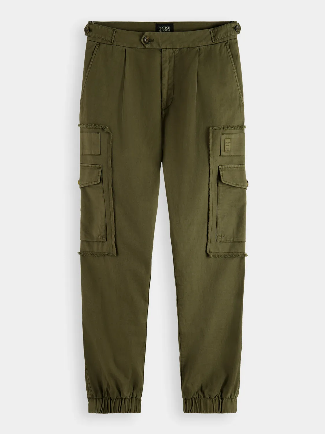 Garment-dyed cargo joggers sold by Scotch and Soda product image thumbnail 2