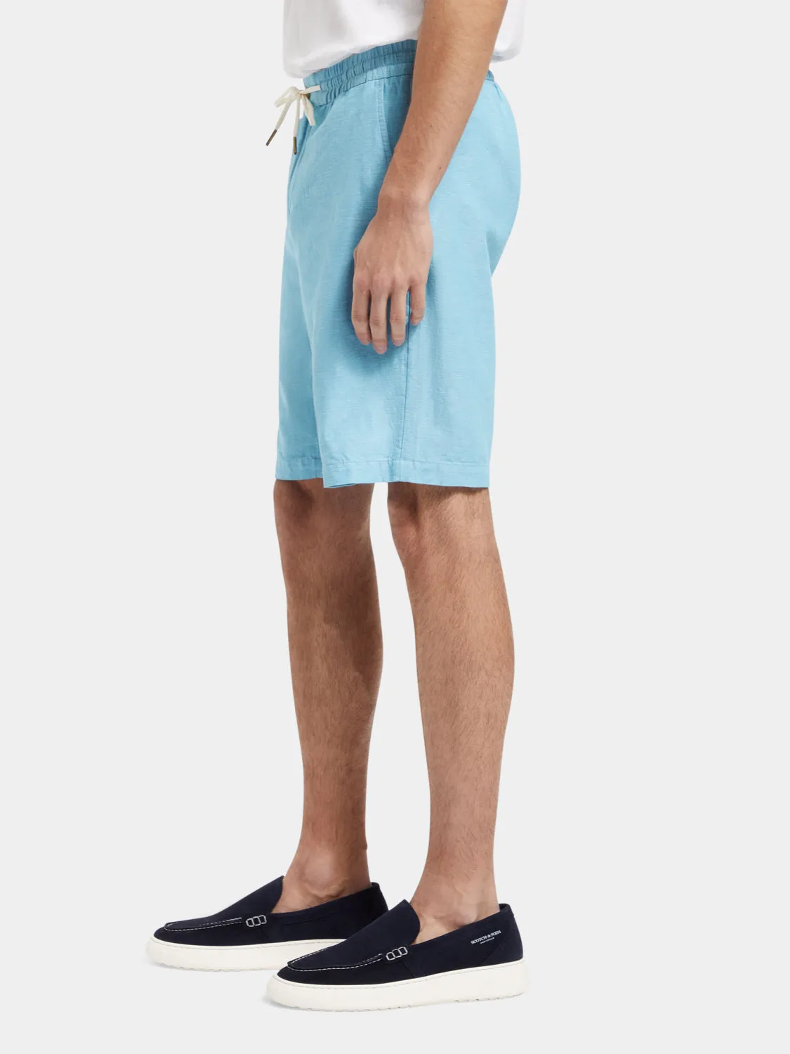 Fave cotton-linen shorts sold by Scotch and Soda product image thumbnail 4
