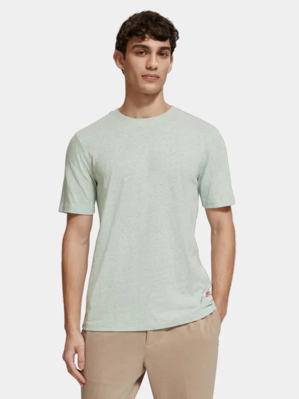 Melange crewneck t-shirt sold by Scotch and Soda