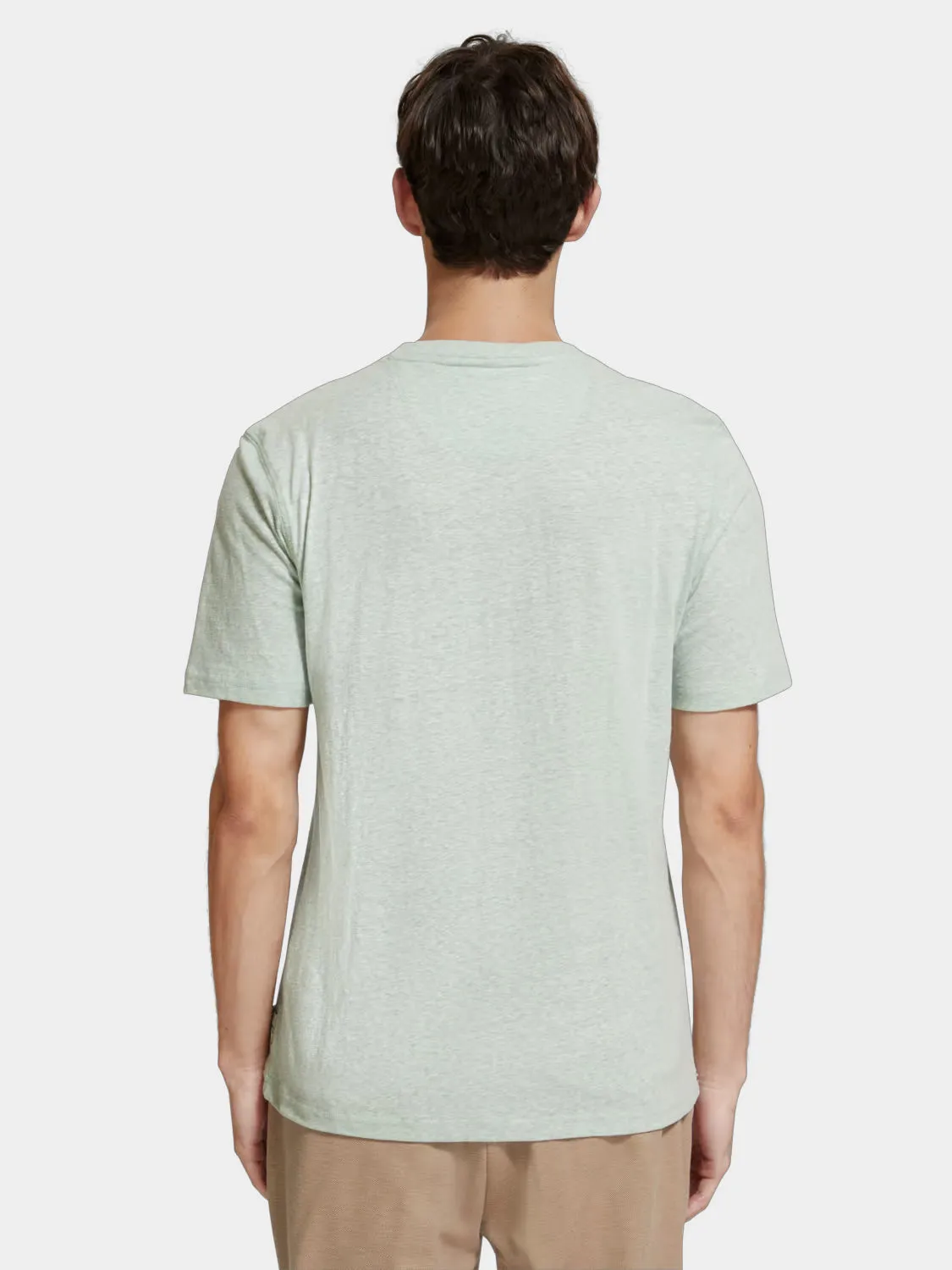 Melange crewneck t-shirt sold by Scotch & Soda product image thumbnail 3