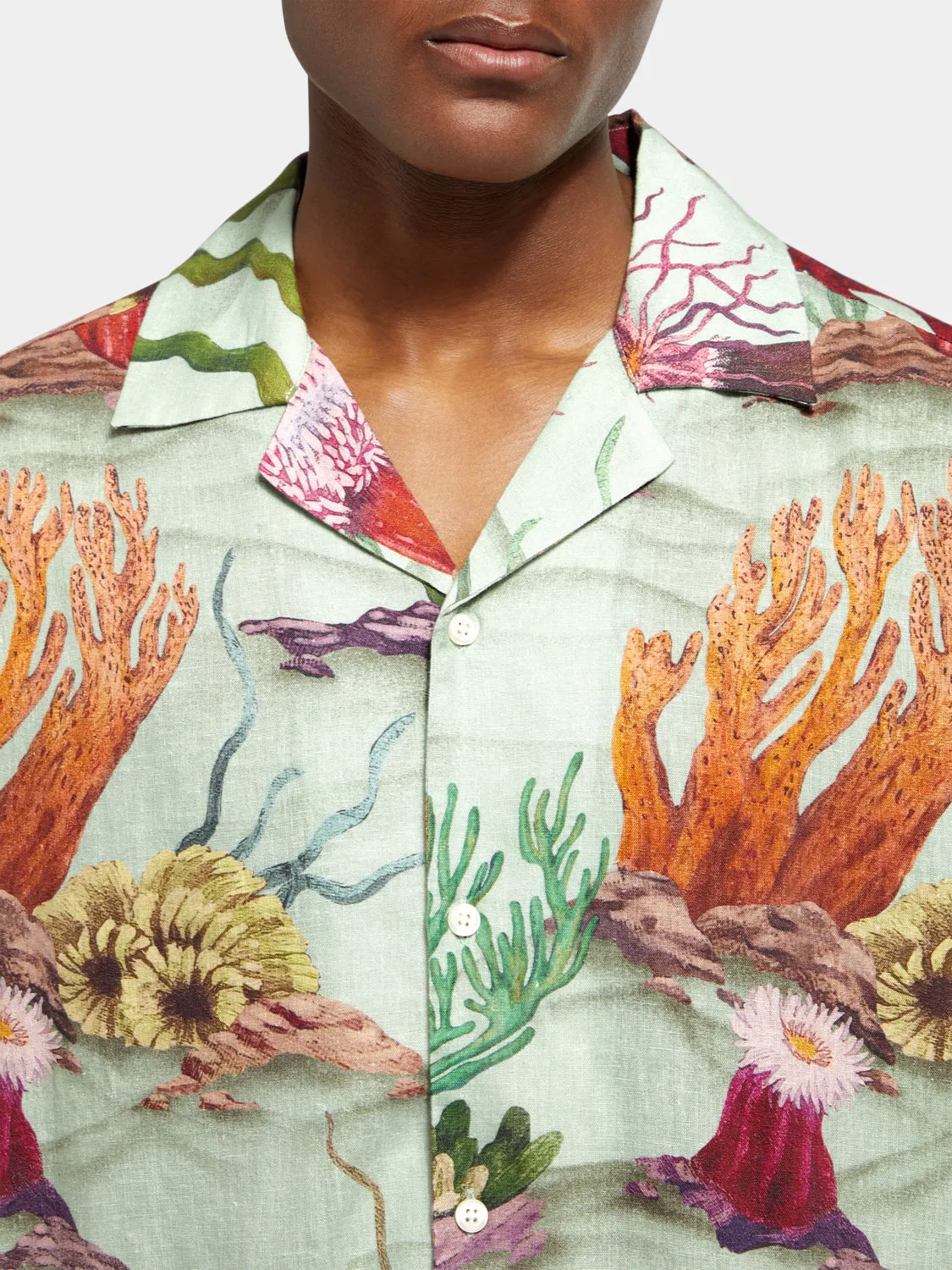 Printed short sleeved shirt sold by Scotch and Soda product image thumbnail 5