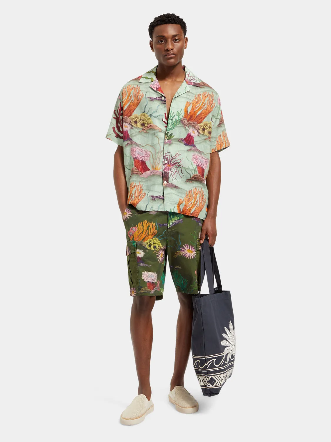 Printed short sleeved shirt sold by Scotch and Soda product image thumbnail 4