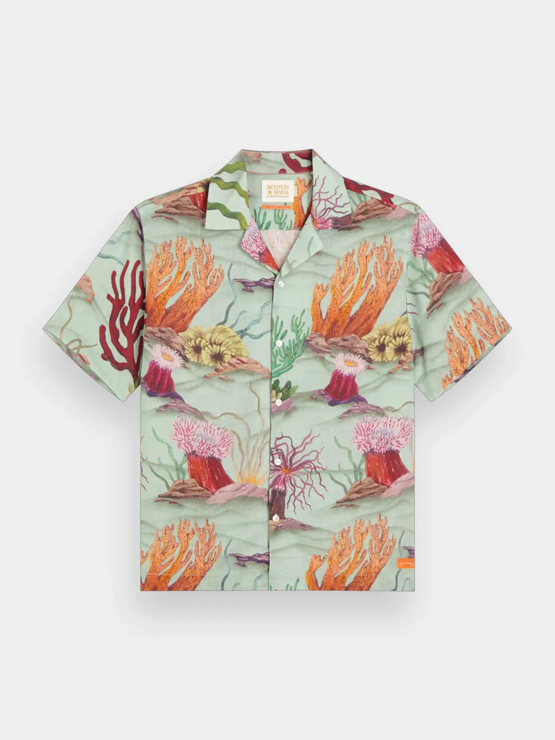 Printed short sleeved shirt sold by Scotch and Soda product image thumbnail 2