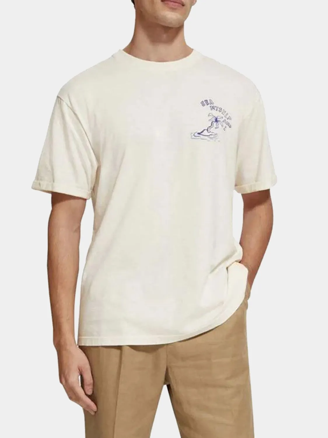 Front & back artwork t-shirt sold by Scotch and Soda product image thumbnail 2