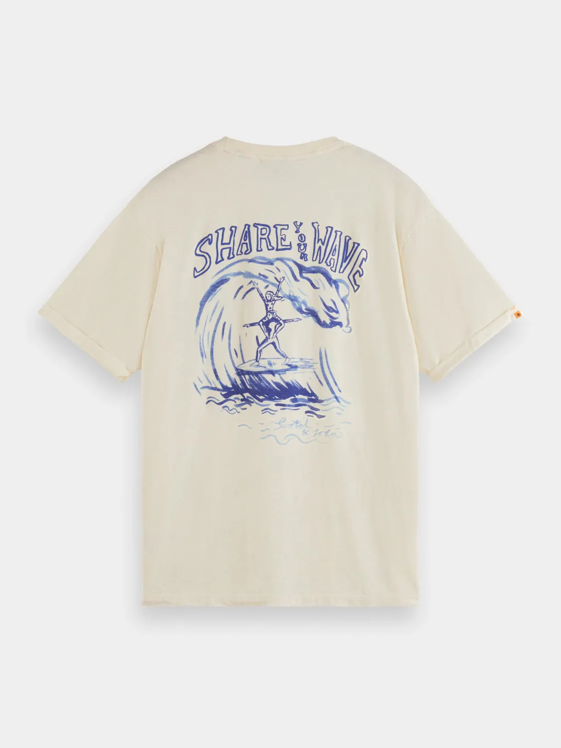 Front & back artwork t-shirt sold by Scotch and Soda product image thumbnail 5