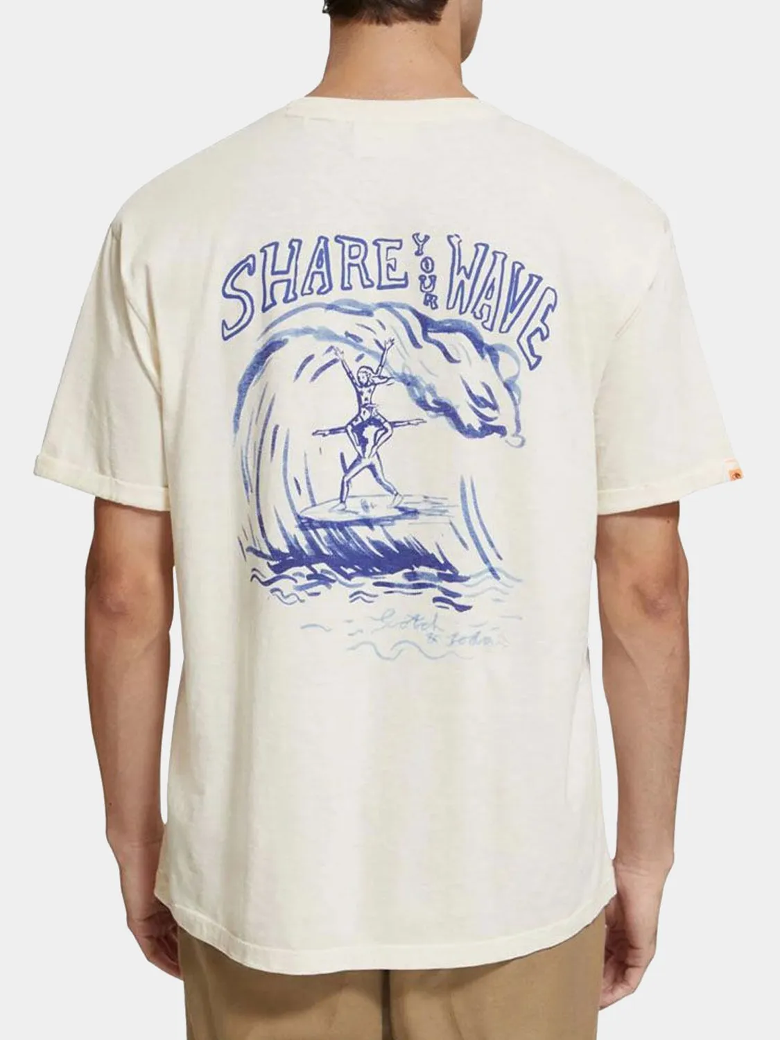 Front & back artwork t-shirt sold by Scotch and Soda product image thumbnail 3