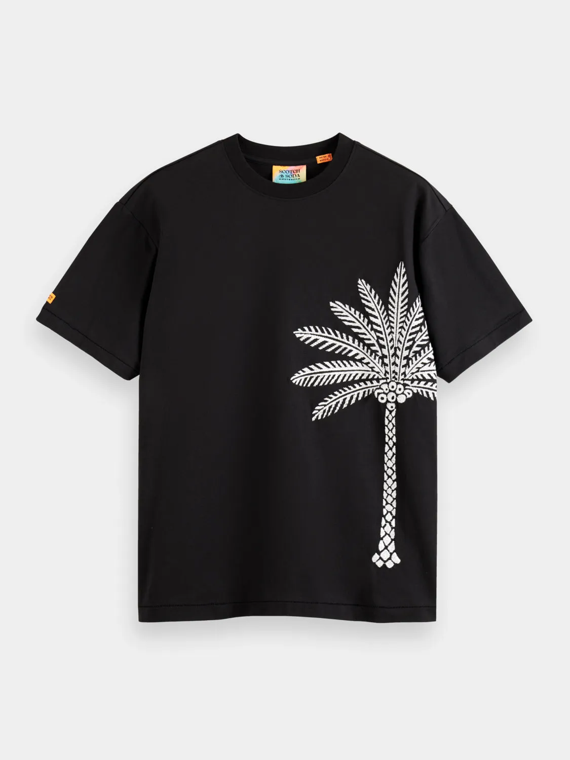Palm tree embroidery t-shirt sold by Scotch and Soda product image thumbnail 2