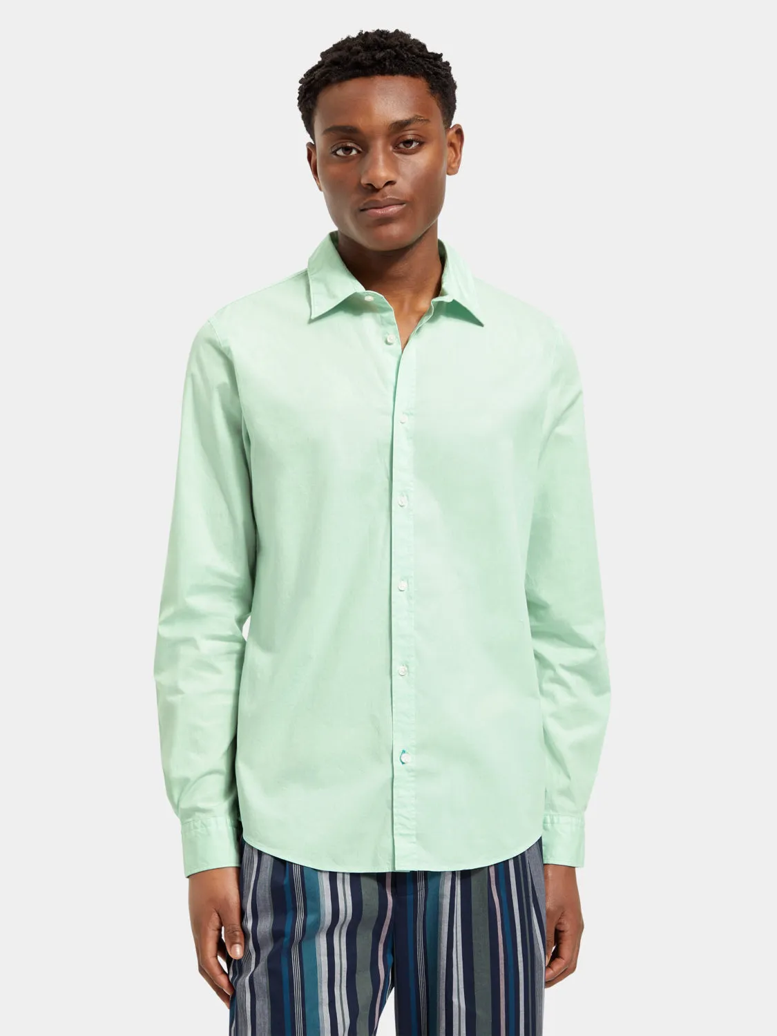 Slim fit poplin shirt sold by Scotch & Soda
