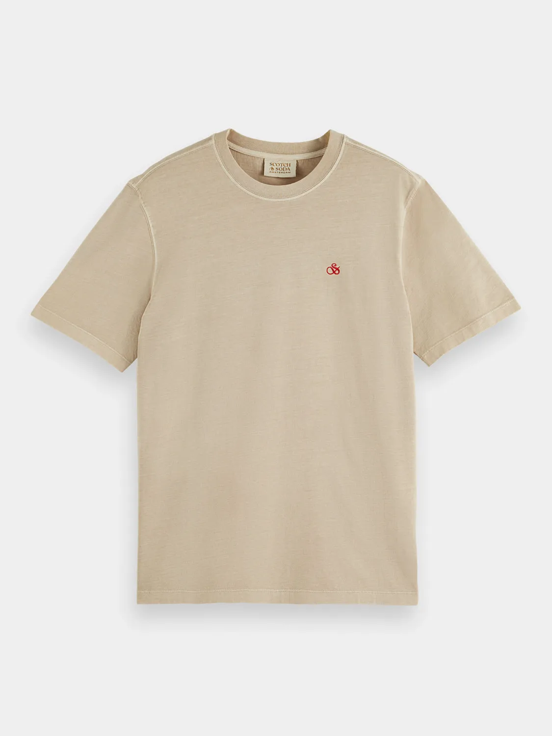 Garment-dyed logo t-shirt sold by Scotch and Soda product image thumbnail 2