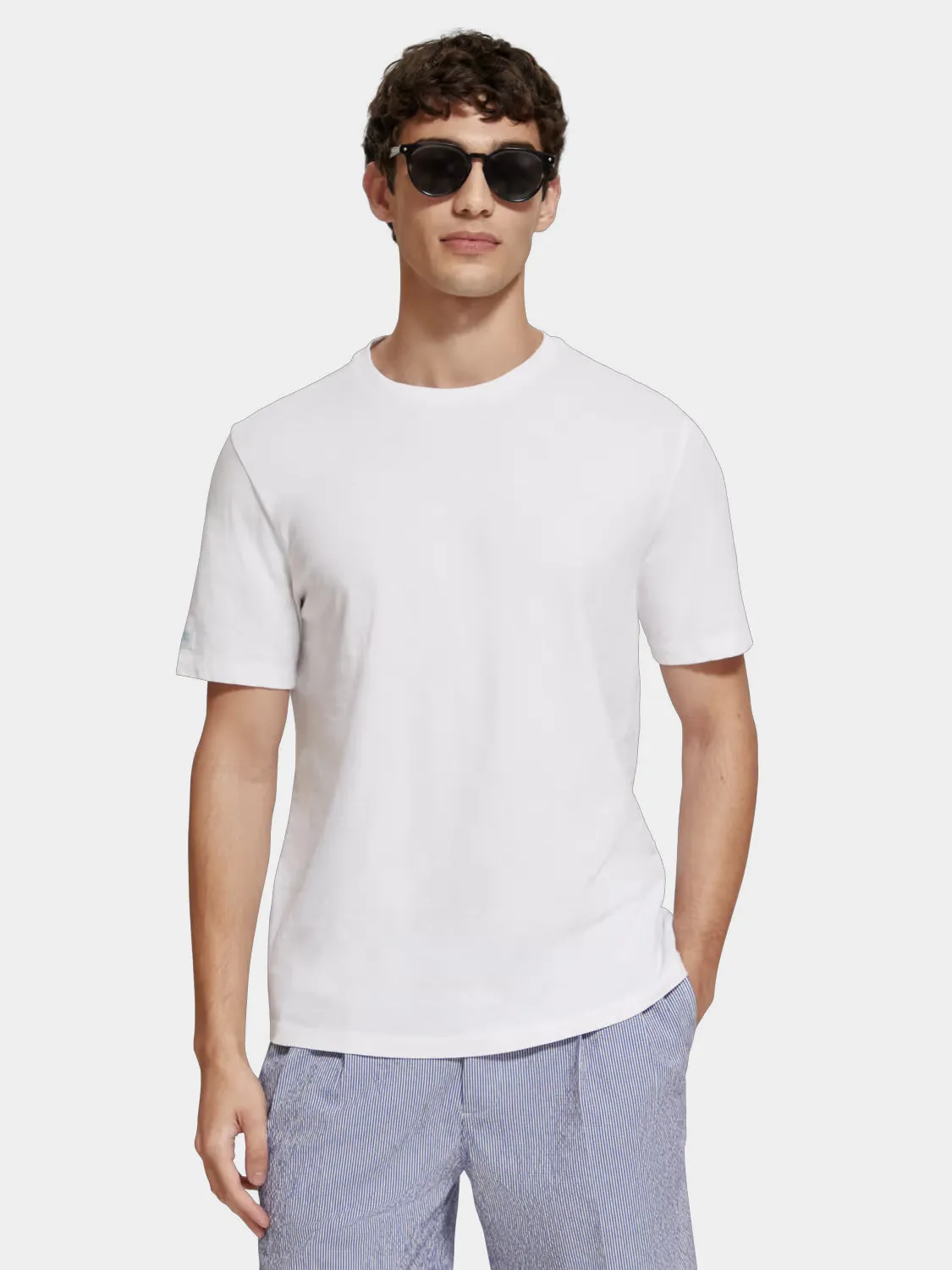 Cotton-linen t-shirt sold by Scotch and Soda