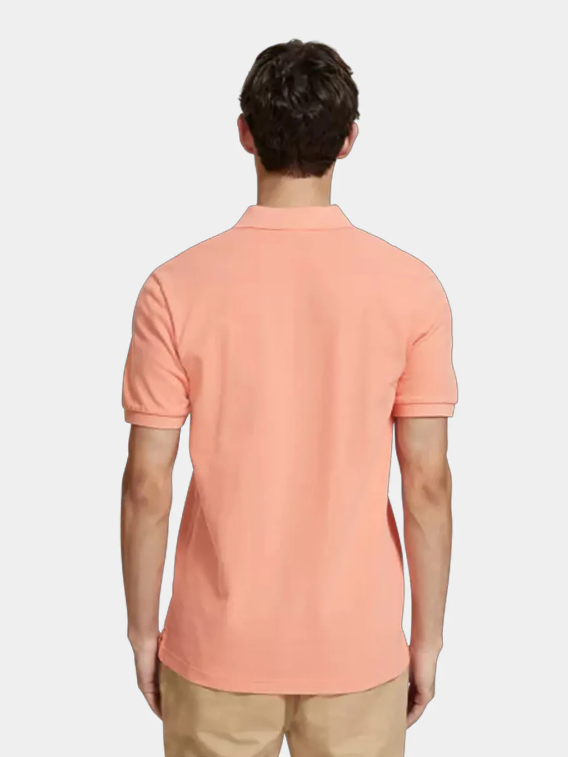 Garment-dyed pique polo sold by Scotch and Soda product image thumbnail 3