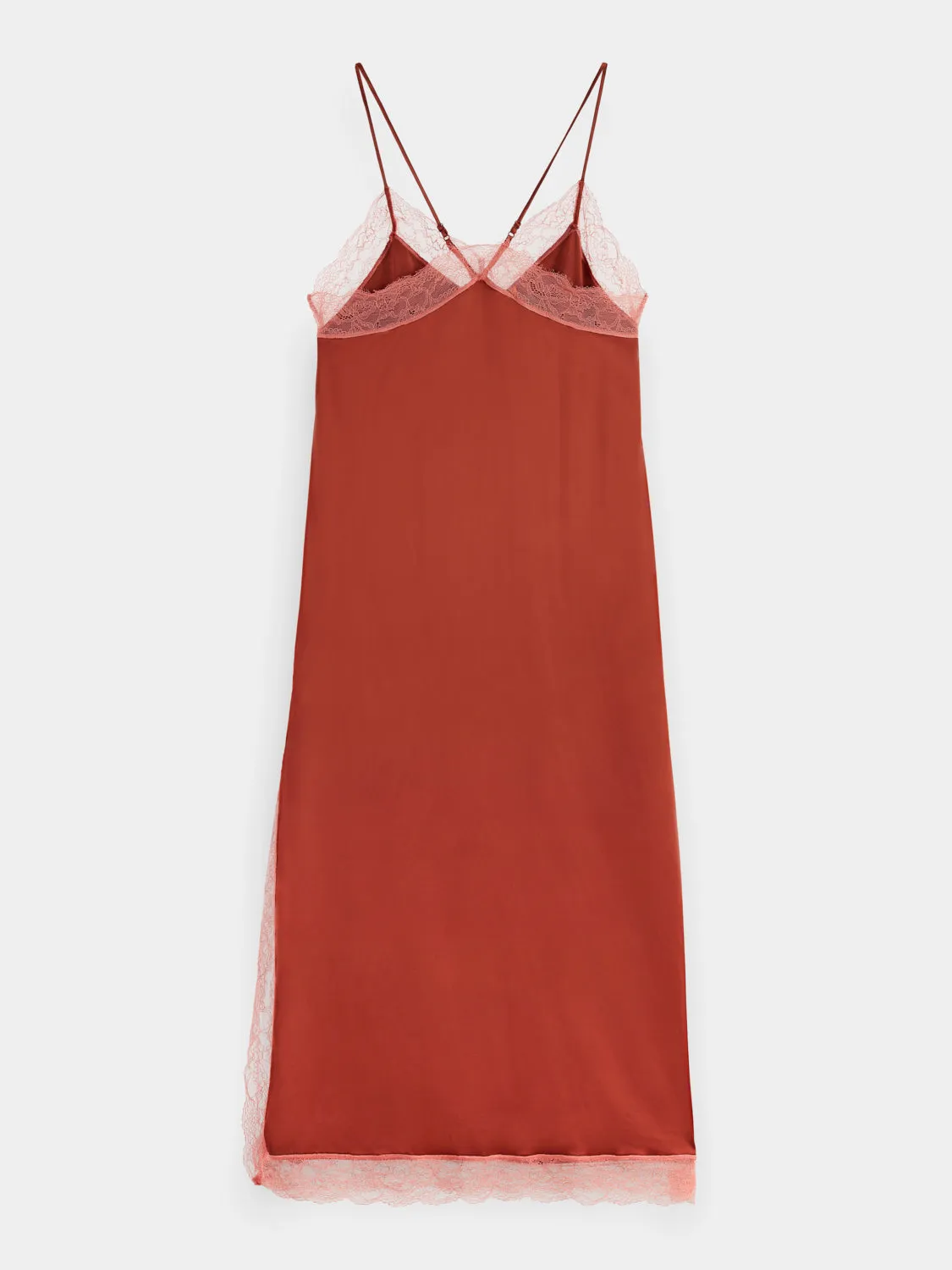 Satin cami dress with lace sold by Scotch and Soda product image thumbnail 2