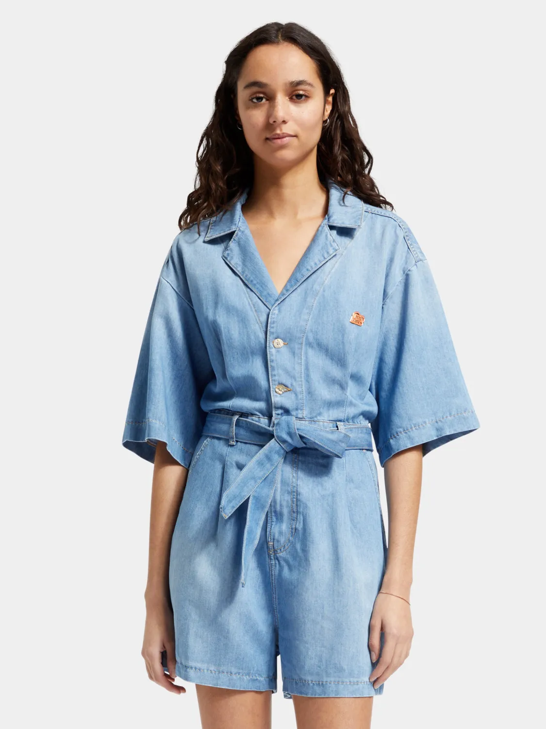 Short sleeved playsuit sold by Scotch and Soda