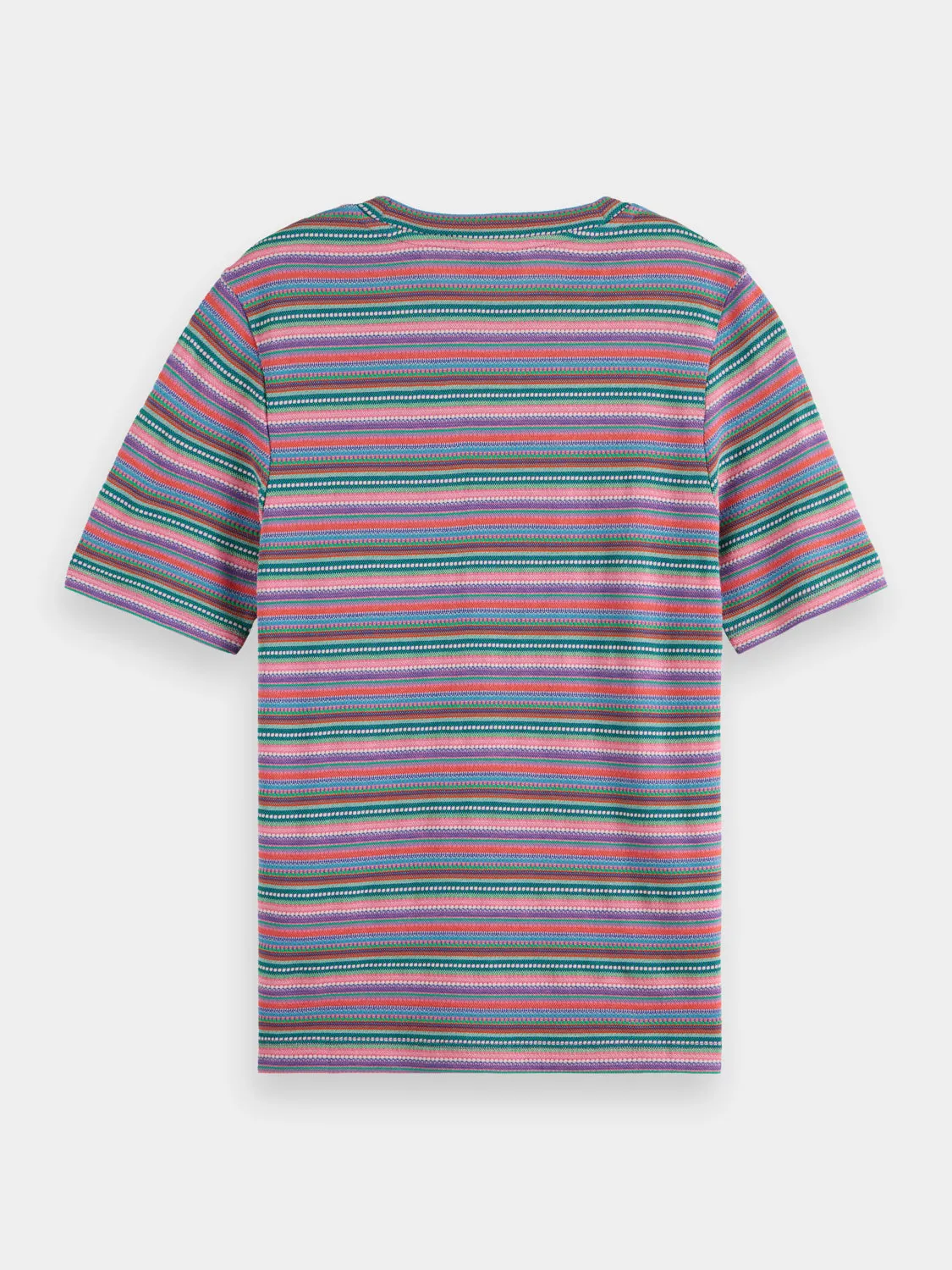 Textured striped t-shirt sold by Scotch and Soda product image thumbnail 2