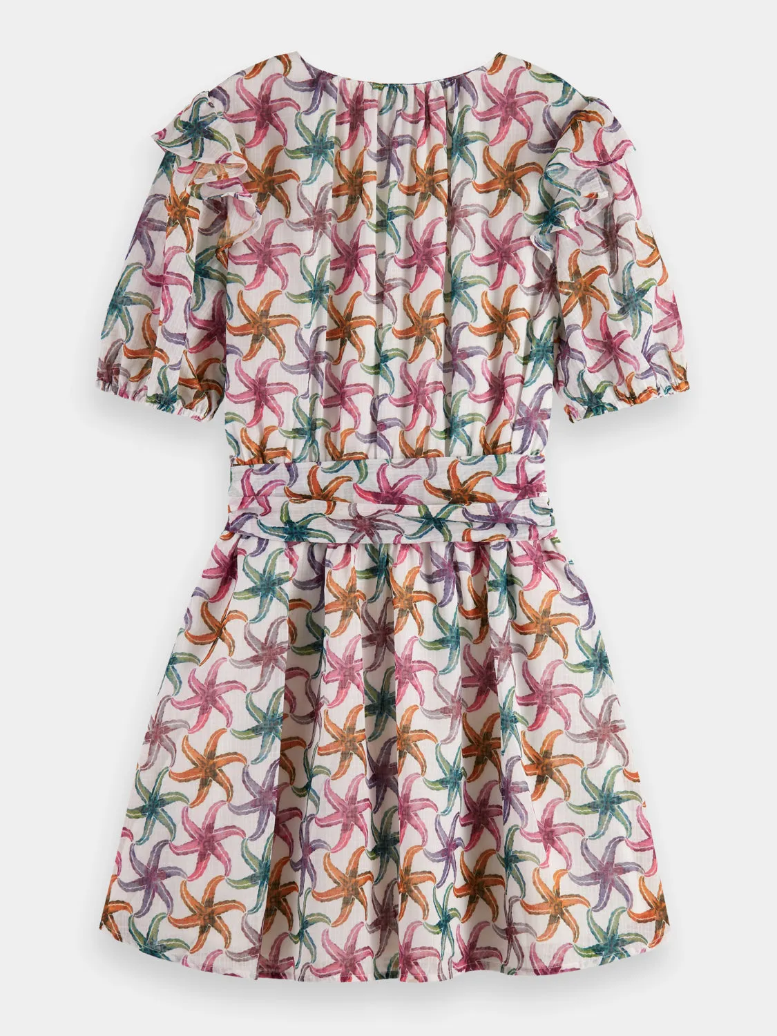 Ruffled mini dress sold by Scotch and Soda product image thumbnail 3