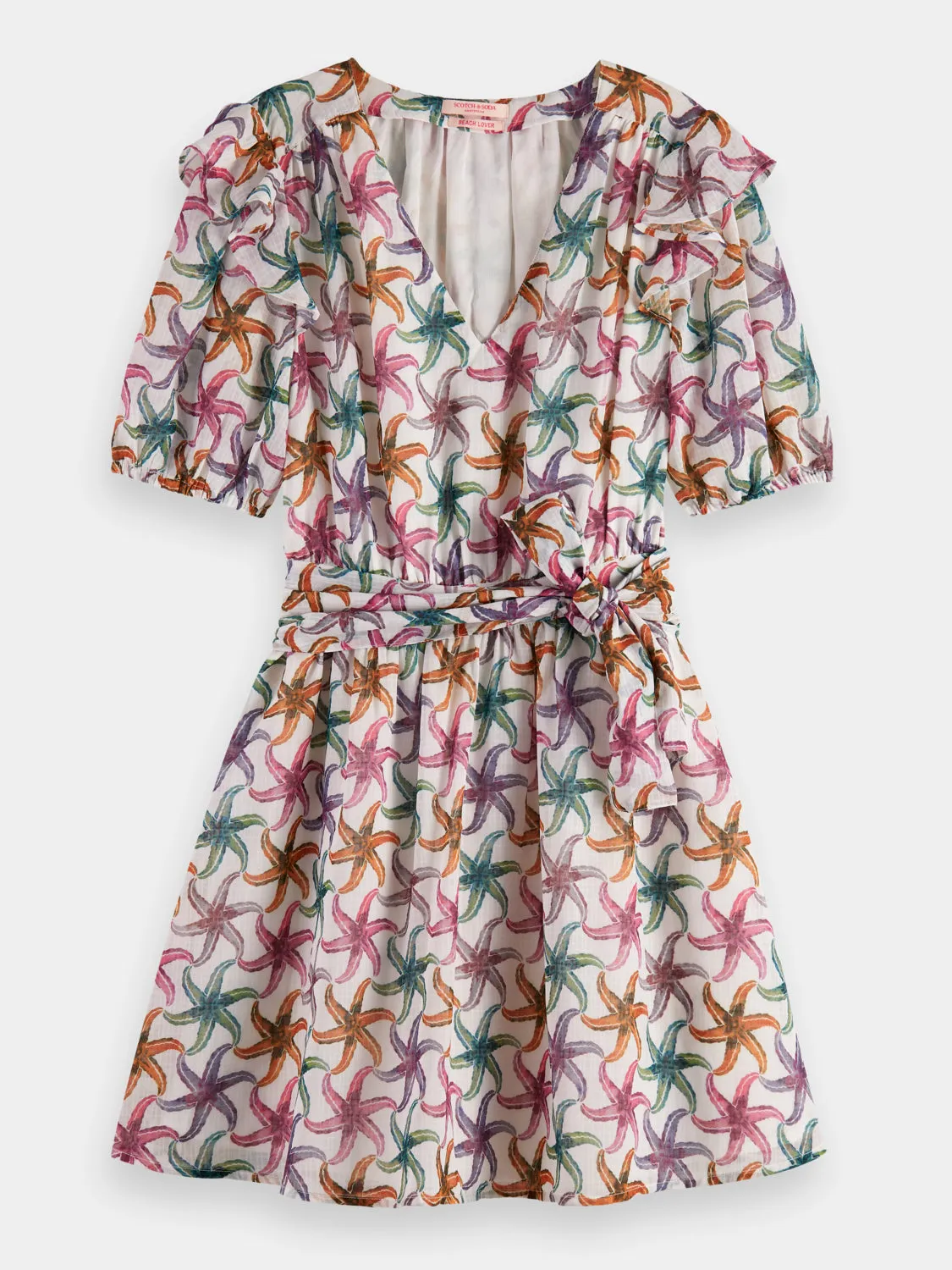 Ruffled mini dress sold by Scotch and Soda product image thumbnail 2