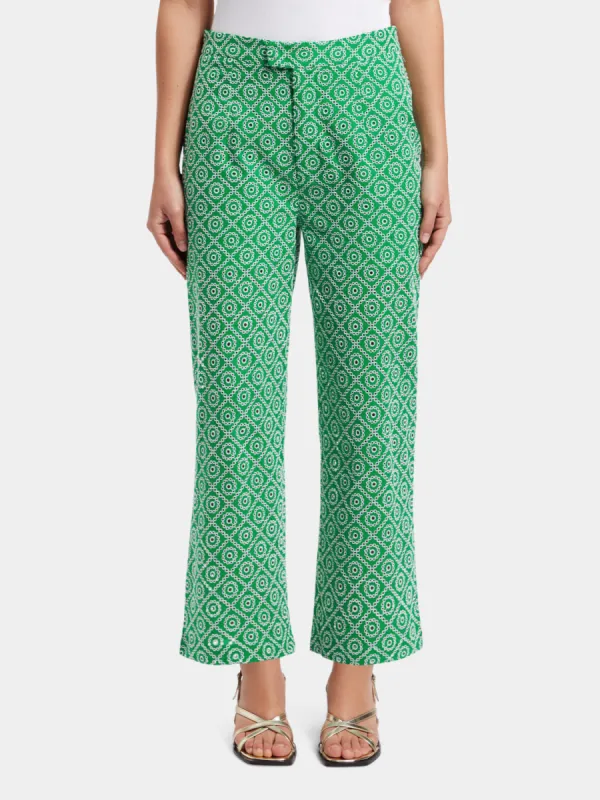 Broderie straight fit pants sold by Scotch and Soda