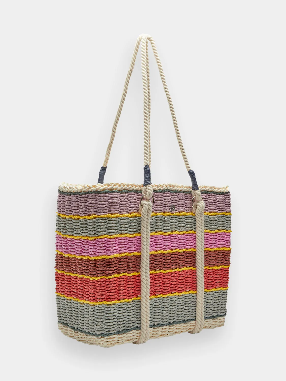 Striped straw tote bag sold by Scotch and Soda product image thumbnail 5