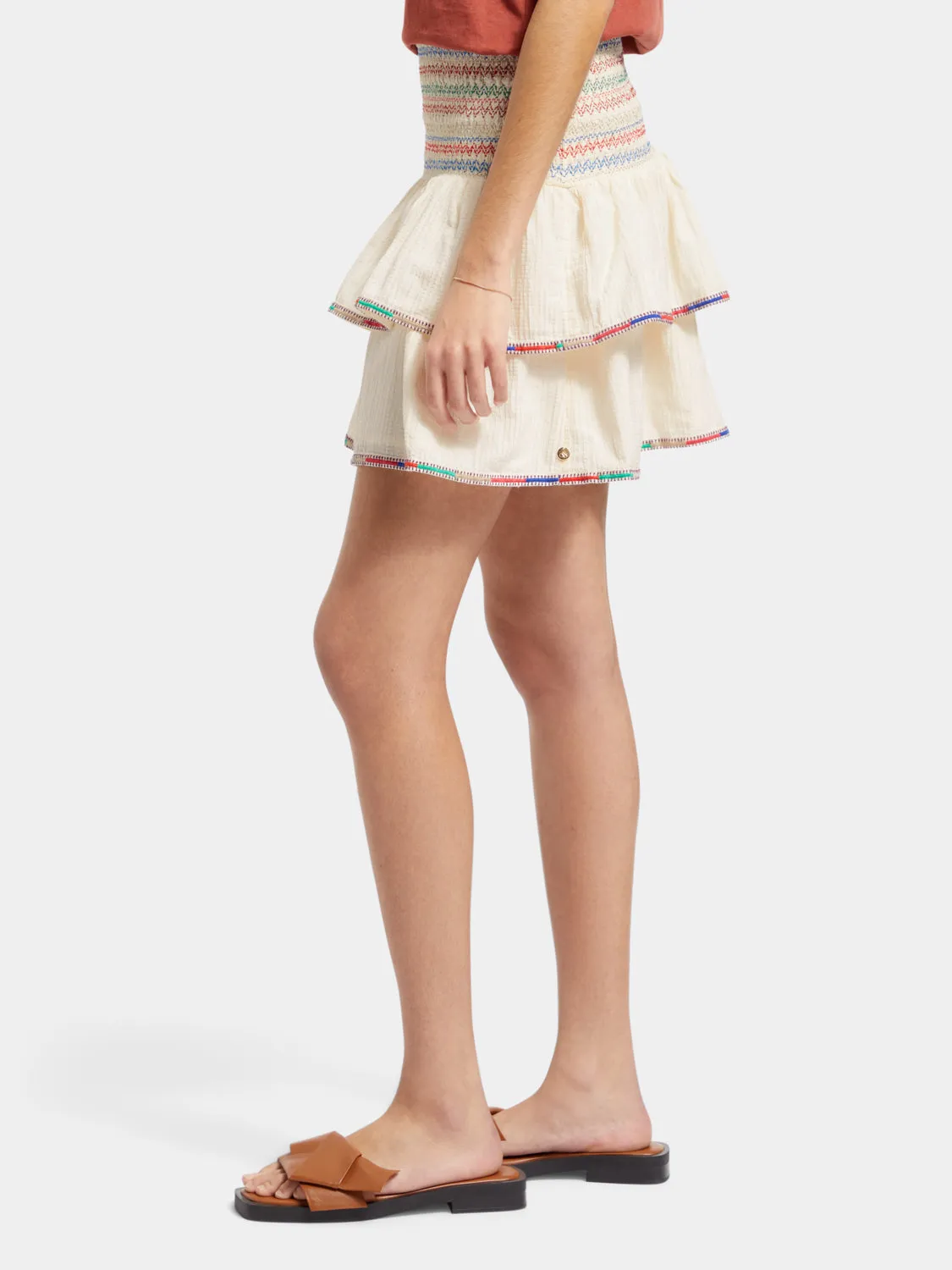 Embroidered mini skirt sold by Scotch and Soda product image thumbnail 4
