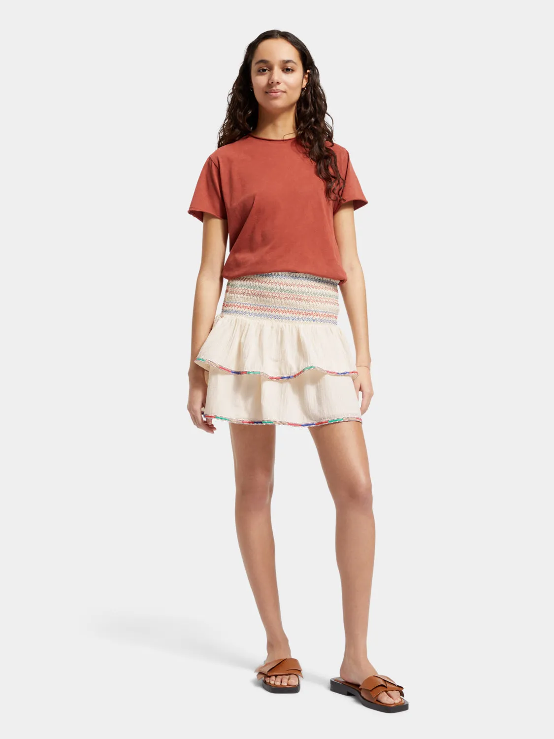 Embroidered mini skirt sold by Scotch and Soda product image thumbnail 5