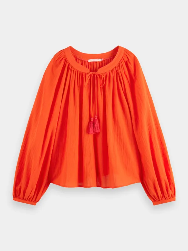 Balloon sleeve top sold by Scotch and Soda