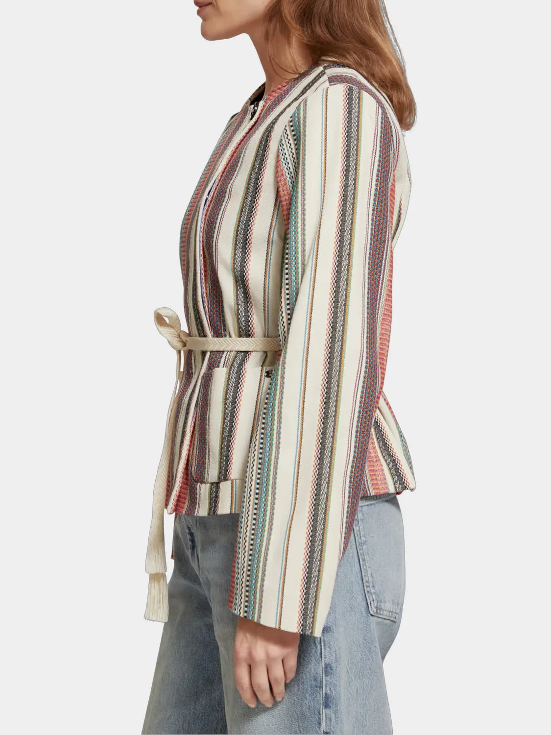 Crafted striped blazer sold by Scotch & Soda product image thumbnail 5