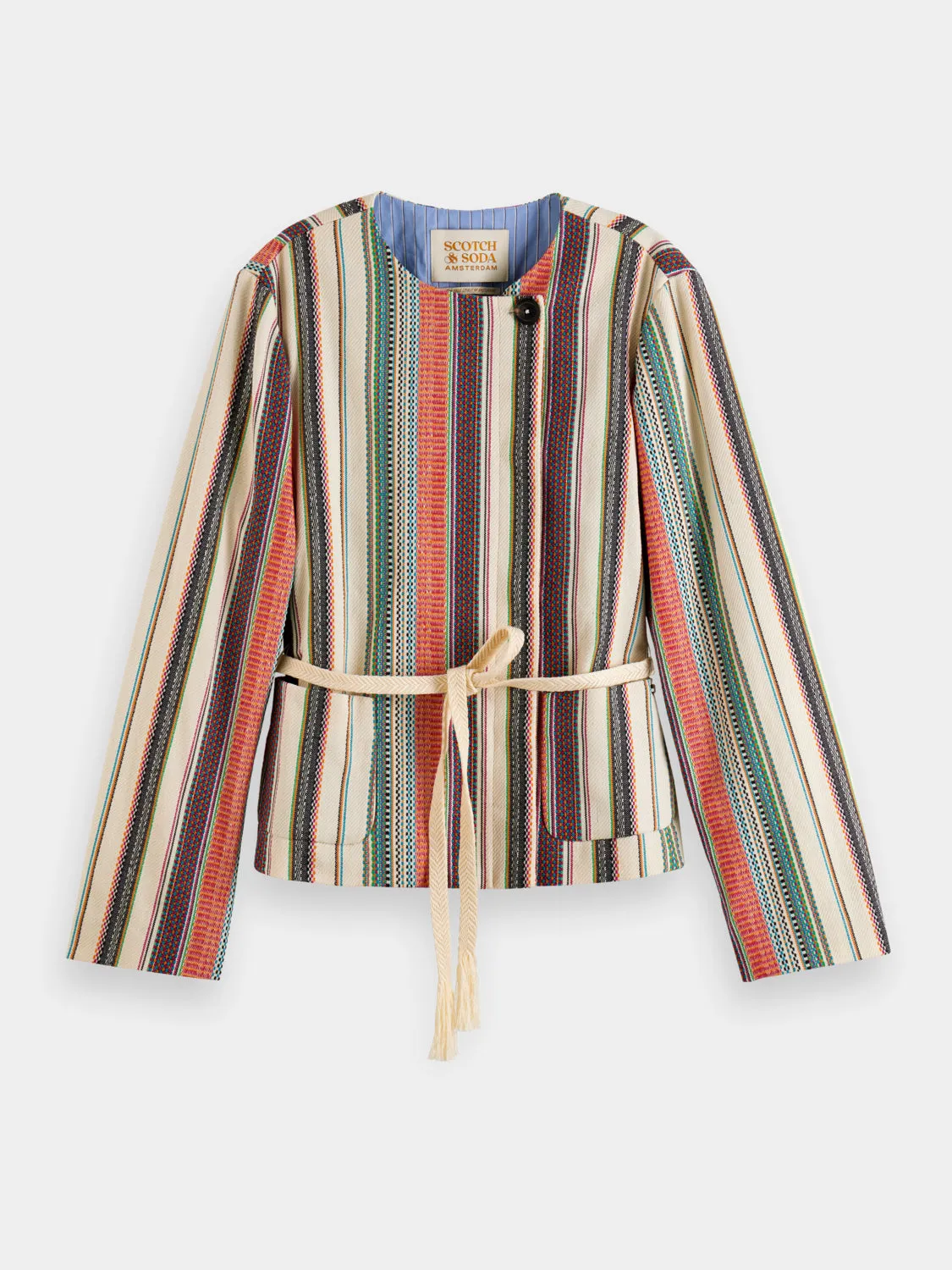Crafted striped blazer sold by Scotch & Soda product image thumbnail 3