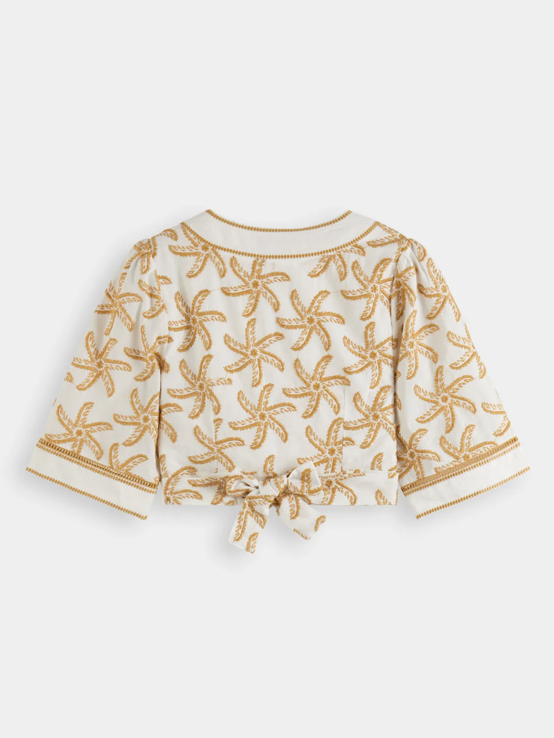 Embroidered crop top sold by Scotch and Soda product image thumbnail 2