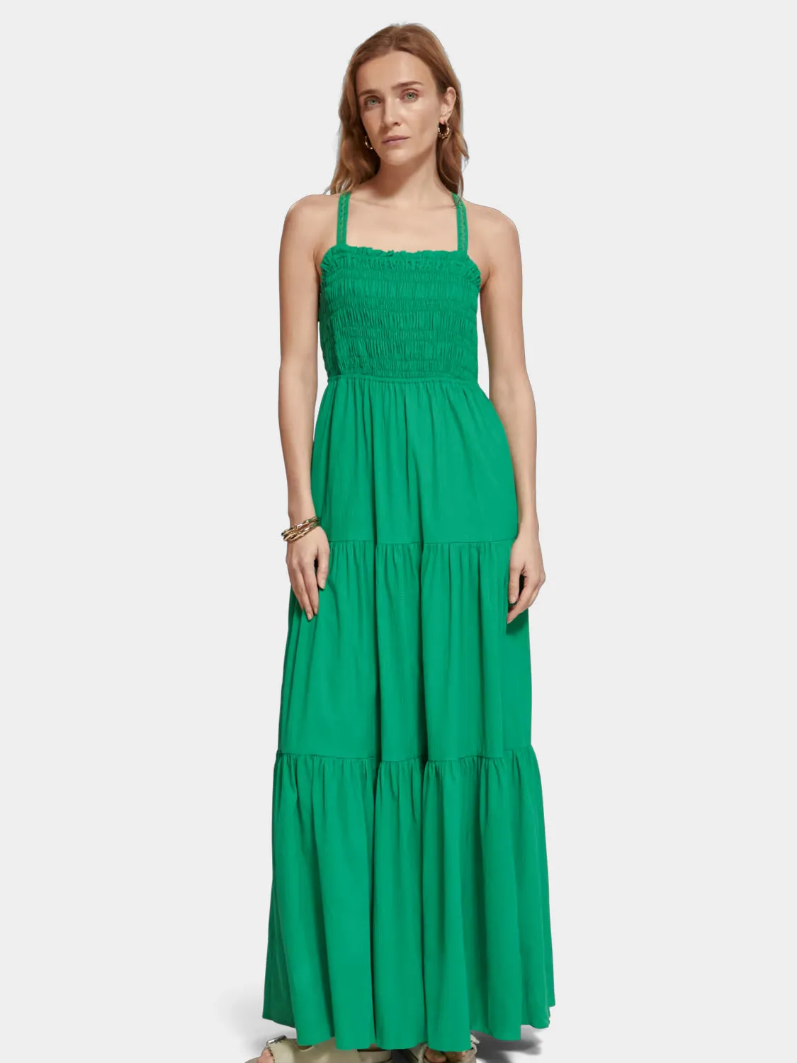 Maxi dress with smock detail sold by Scotch and Soda product image thumbnail 2