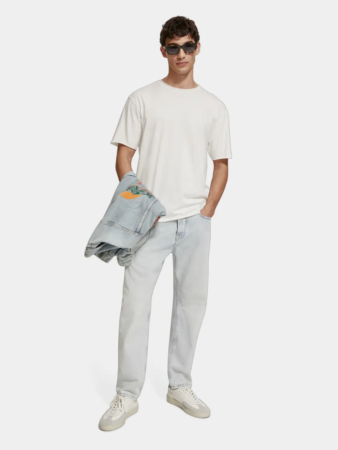 Raw edge t-shirt sold by Scotch and Soda product image thumbnail 4