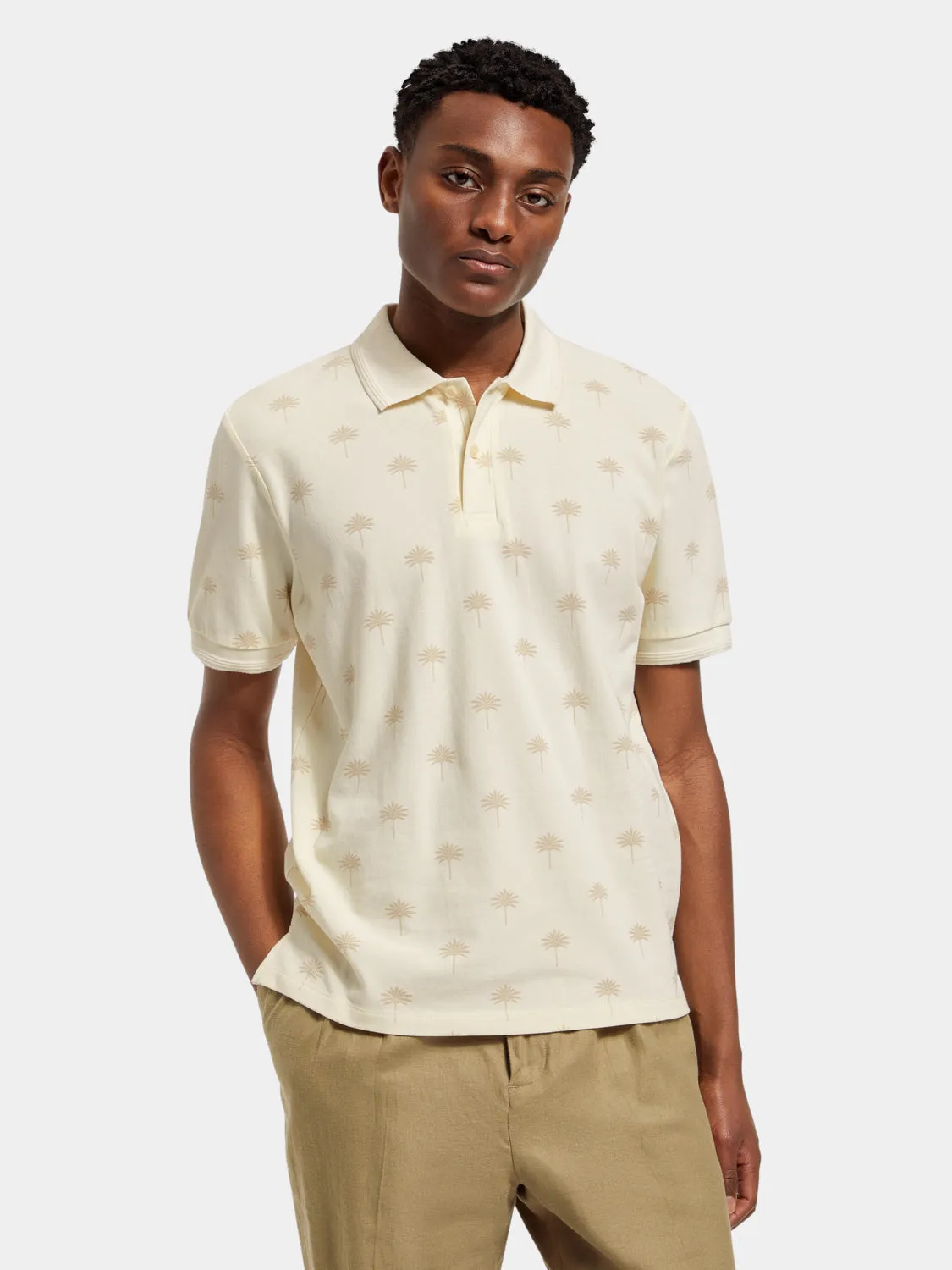 Printed polo sold by Scotch & Soda